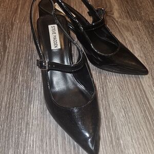 Steve Madden Black Patent Heels